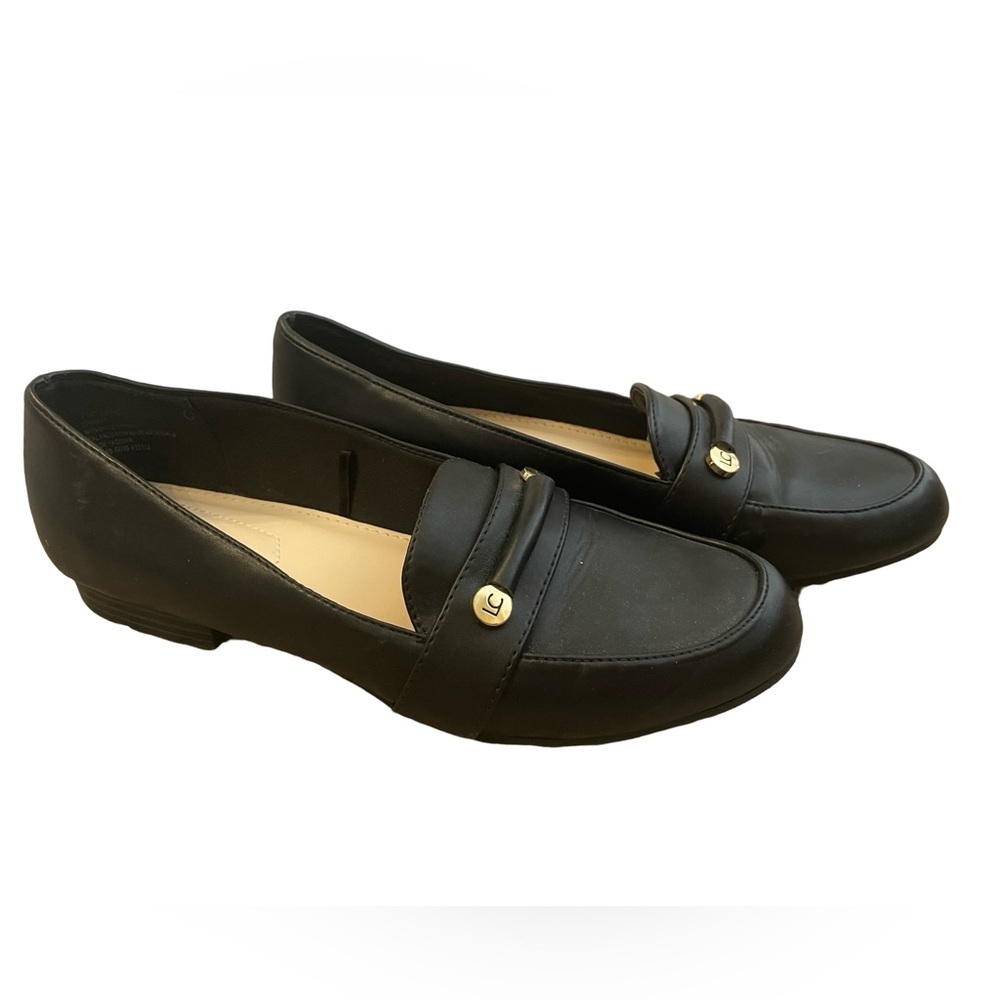 Liz Claiborne black loafers size 7